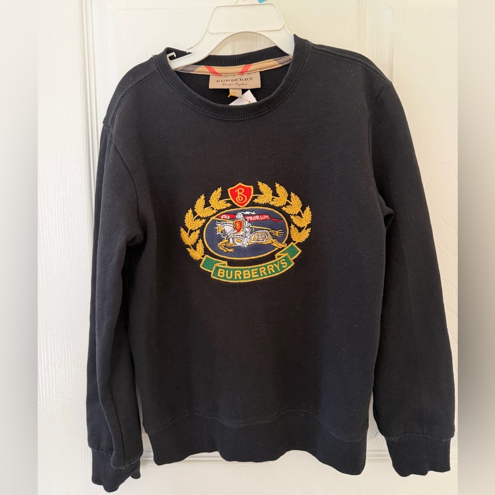 BURBERRY Prorsum Crewneck Sweatshirt kids size 8 Long sleeve